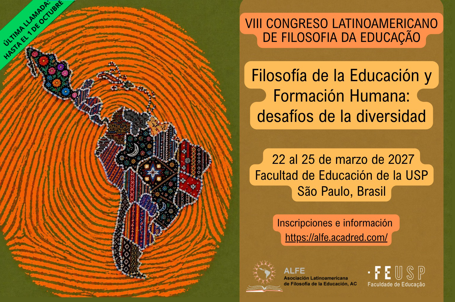 VIII Congreso Latinoamericano de Filosofía de la Educación
